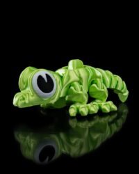 Press the crocodile