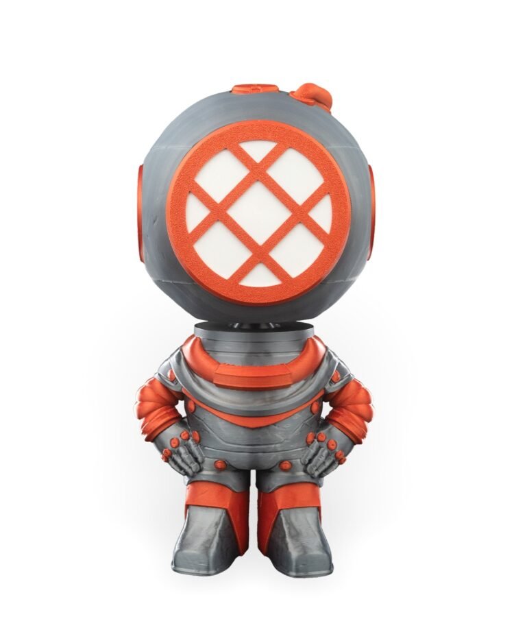 Mecha Diver Table Lamp - Image 3