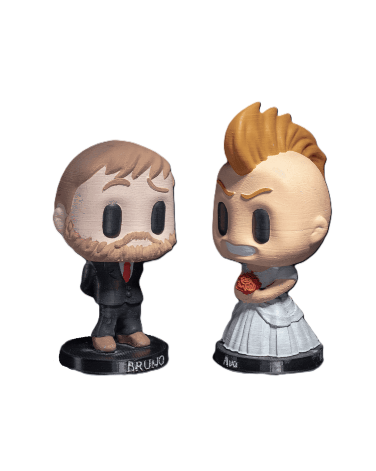 Customisable Wedding Cake Dolls - Image 2