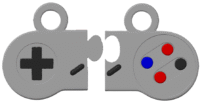 GEEK Couple Pendants - Classic Controler